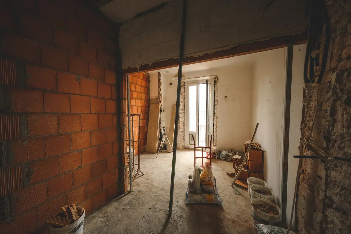 Travaux de rénovation d'une maison