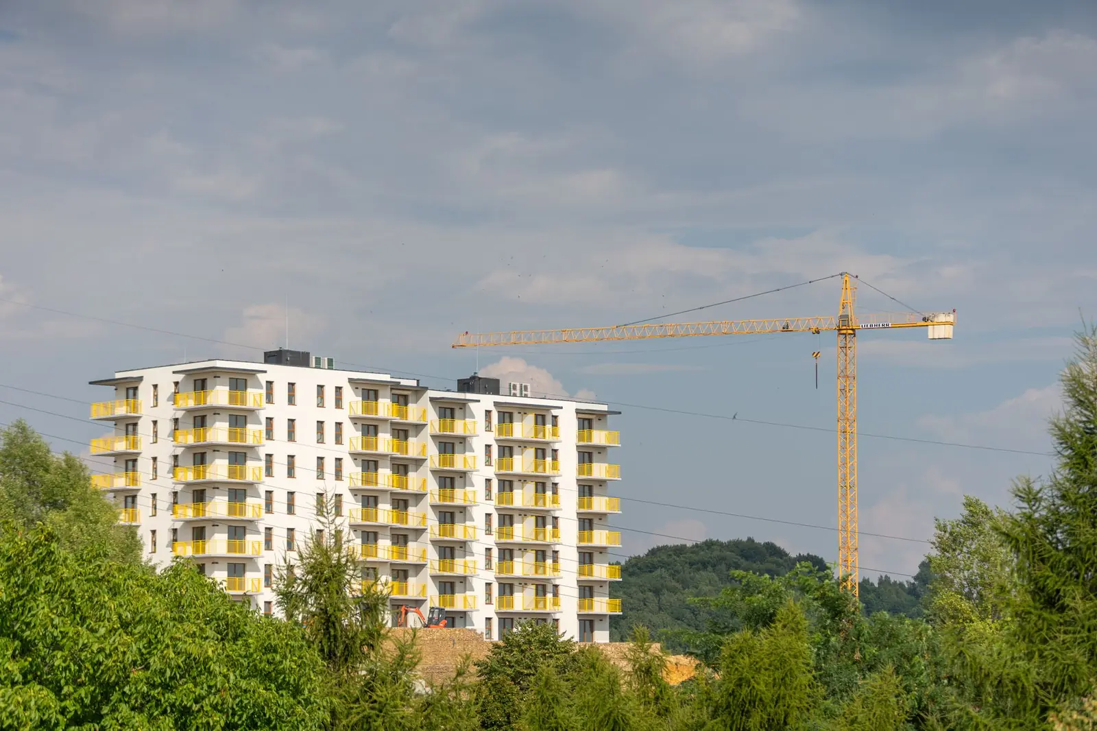 Immeuble résidentiel en construction